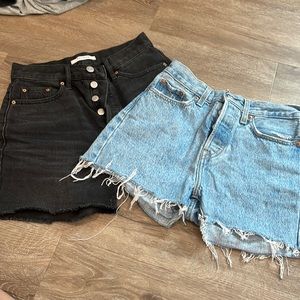 Jean short bundle! Pacsun and Levi’s